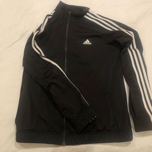 Women’s Adidas black zip-up